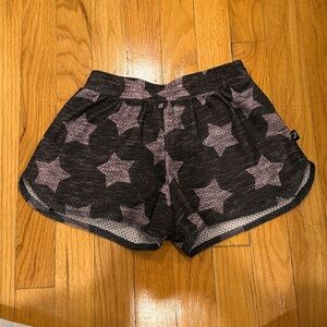 Terez Kids Black Star Athletic Shorts Size Medium